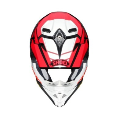SHOEI Motocrosshelm VFX-WR 06 JAMMER TC-1 rot-weiss-schwarz