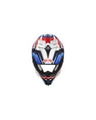 SHOEI Motocrosshelm VFX-WR 06 Sparkle TC-10, weiss-blau-rot