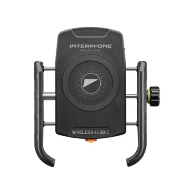 Interphone INTERPHONE Handyhalterung mit kabelloser Ladefunktion und US