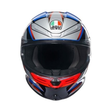 AGV Integralhelm K6 S Multi Slashcut schwarz-blau-rot