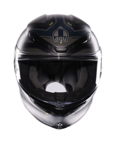 AGV Casco integrale K6 S Enhance grigio opaco-giallo fluo