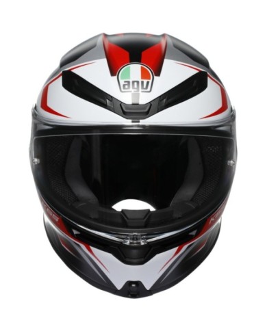 AGV Casco integrale K6 S Karve opaco nero-bianco-rosso