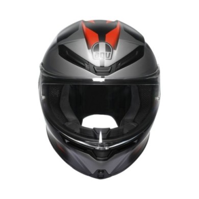 AGV Casco integrale K6 S Karve opaco nero-grigio-rosso