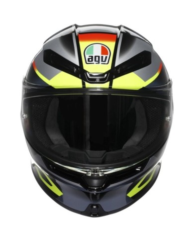 AGV Integralhelm K6 S Erazer schwarz-rot-gelb
