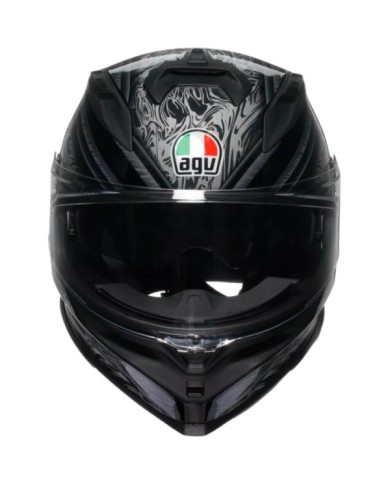 AGV Casco integrale K7 Damascus nero-argento