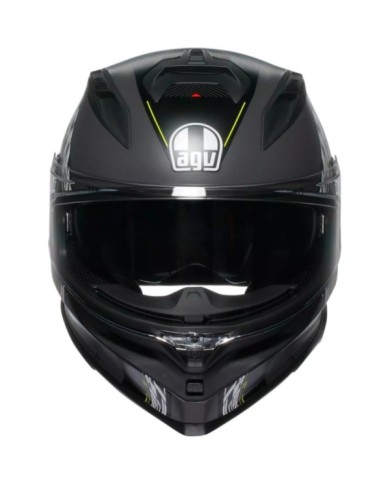AGV Integralhelm K7 Kyber matt grau-gelb