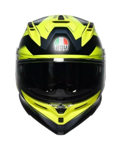 AGV Casque intégral K7 Glimpse noir-jaune