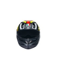 AGV Integralhelm K3 Multi Birdy 2.0 grau-gelb-rot