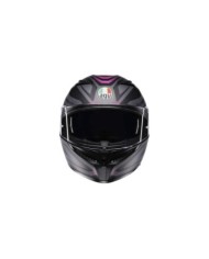AGV Integralhelm K3 Syth mat schwarz grau pink