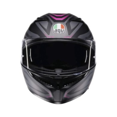 AGV Integralhelm K3 Syth mat schwarz grau pink