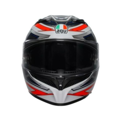 AGV Casque intégral K3 Space mat blanc-rouge