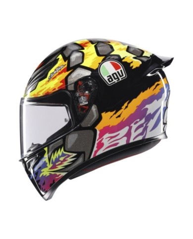 AGV Casco integrale K1 S Bezzecchi 2023 nero-giallo-rosso