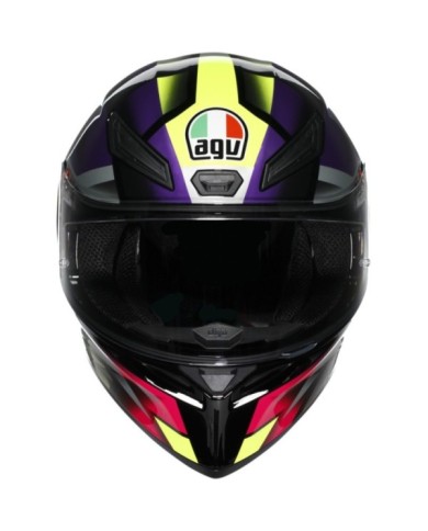 AGV Casco integrale K1 S Fastlap nero-viola-rosa