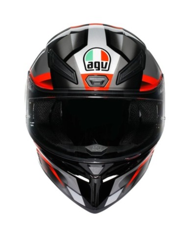 AGV Casque intégral K1 S Fastlap noir-gris-rouge