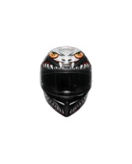 AGV Casco integrale K1 S Lyzard opaco nero-grigio-rosso