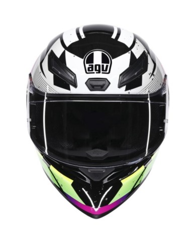 AGV Integralhelm K1 S Punkpulse grau violet grün