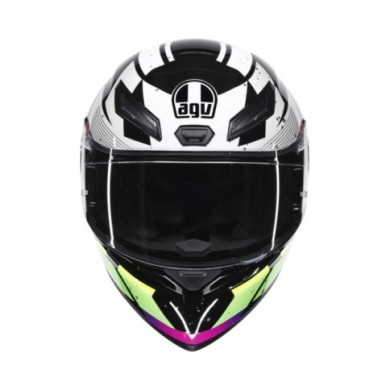 AGV Integralhelm K1 S Punkpulse grau violet grün
