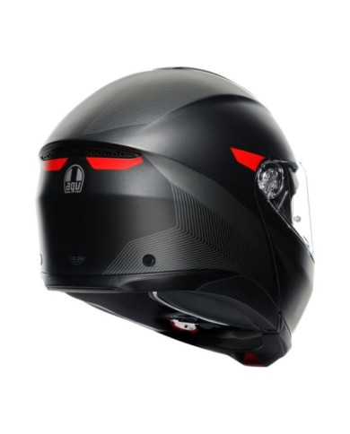 AGV Casco modulare Tourmodular Multi Frequency rosso