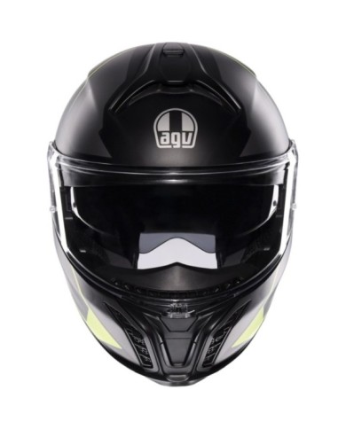 AGV Casco modulare Tourmodular Perception nero opaco-giallo