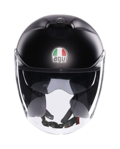 AGV Casque jet Irides Mono Uni noir mat