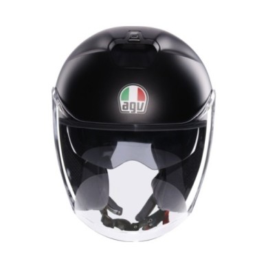 AGV Casque jet Irides Mono Uni noir mat
