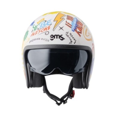 gms Jethelm Ride & Surf weiss-gelb-blau summer vibes