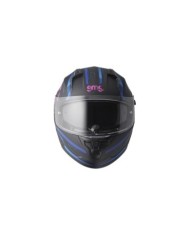 gms Casco integrale Hexago Graphic blu opaco-viola