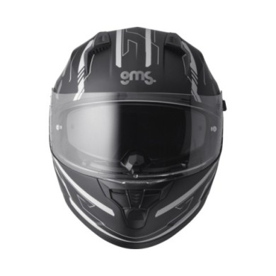 gms Casco integrale Hexago Graphic grigio opaco