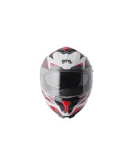 gms Casque intégrale Gelero blanc-rouge-gris