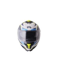 gms Casque intégrale Gelero blanc-bleu-jaune