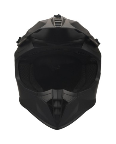 gms Motocrosshelm Fortis matt schwarz