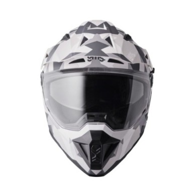 gms Adventure Helm Adventus Camo matt weiss-grau camo