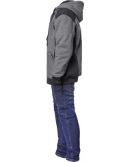 gms Hoodie Grizzly Junior schwarz-anthrazit