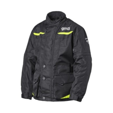 gms Giacca Gear WP Junior nero-giallo fluo