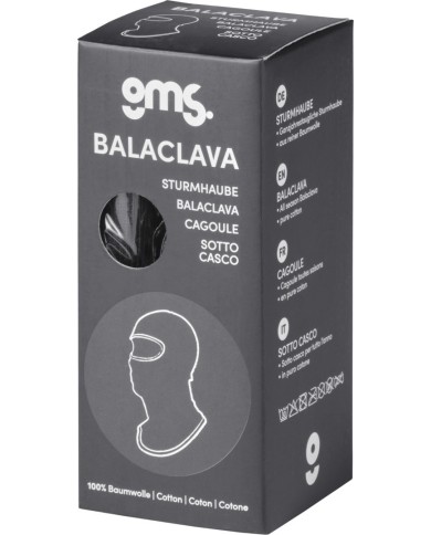 gms Passamontagna in cotone nero