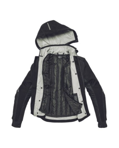 SPIDI Giacca Hoodie Armor H2OUT nera