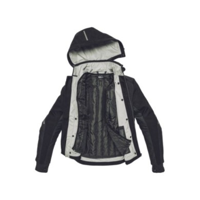 SPIDI Veste Hoodie Armor H2OUT noir
