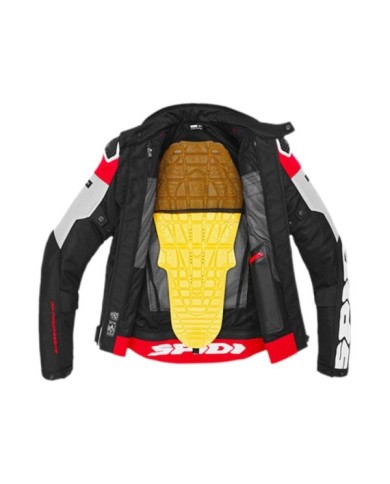 SPIDI Veste Progressive Net H2OUT gris-noir-rouge