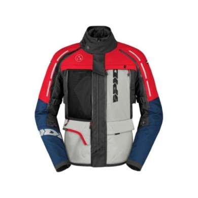 SPIDI Giacca 4 Season V3 blu-grigio-rosso