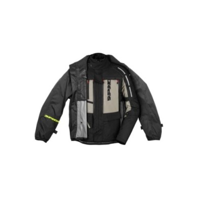 SPIDI Jacke Rain Chest Insideout schwarz