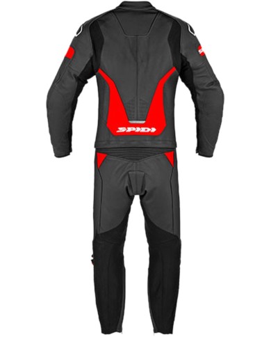 SPIDI Lederkombi Laser Touring schwarz-rot