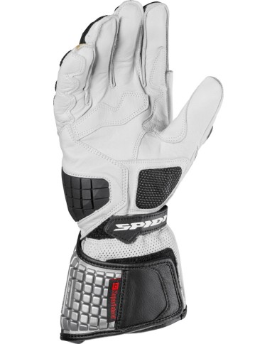 SPIDI Handschuhe Carbo Kangaroo schwarz-weiss