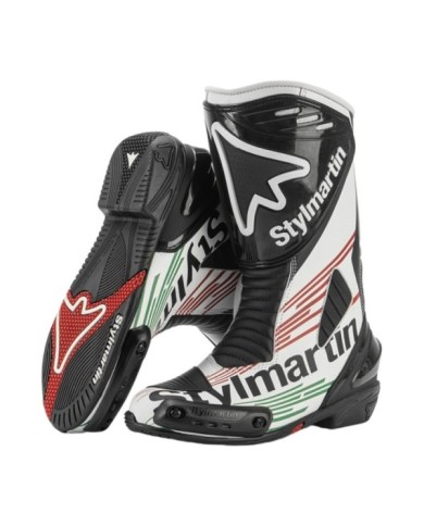 STYLMARTIN Stivali Dream RS Evo bianco-nero-rosso