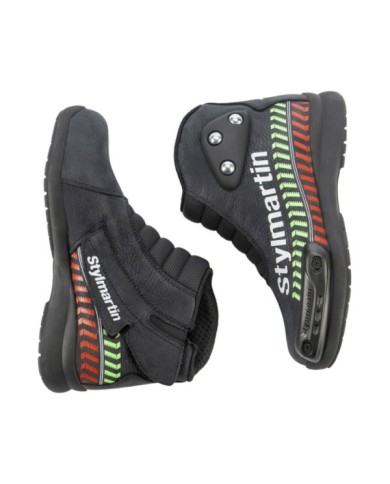 STYLMARTIN Stiefel Speed JR Pro schwarz-rot-grün