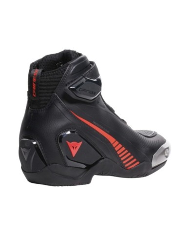 Dainese Chaussures Superya noir-rouge fluo