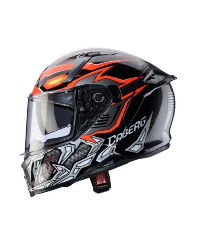 Casco integrale Caberg Avalon X Gurkha nero-arancio-fluorescente-verde