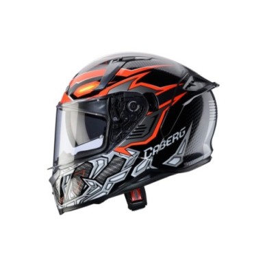 Caberg Casque intégral Avalon X Gurkha noir-orange fluo-vert fluo