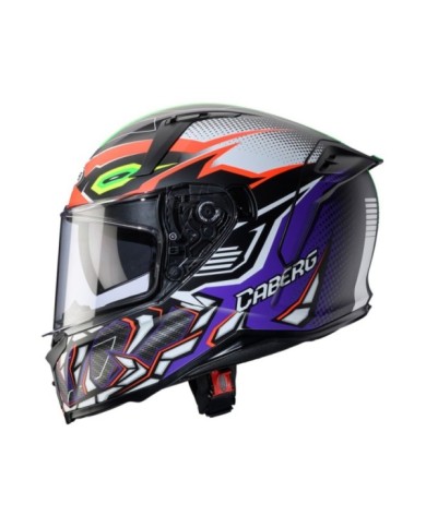 Caberg Casque intégral Avalon X Gurkha noir-gris-orange fluo