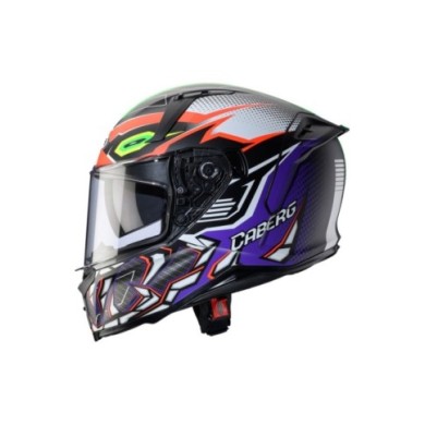 Casco integrale Caberg Avalon X Gurkha nero-grigio-arancio fluorescente