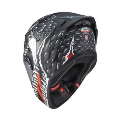 Casco integrale Caberg Drift Evo II Crok nero-antracite-rosso
